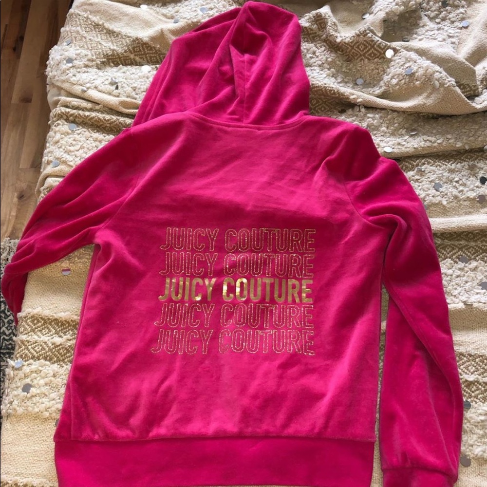 Pink Velour Juicy Couture jacket